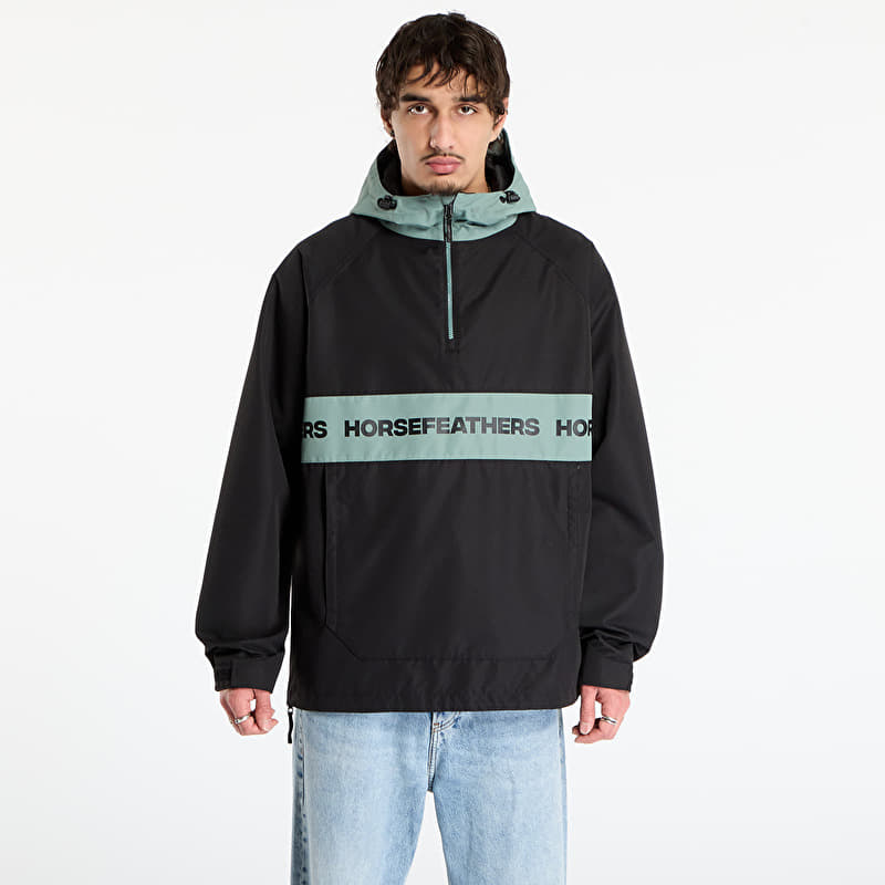Takki Horsefeathers Gordie Jacket Black/ Iceberg Green