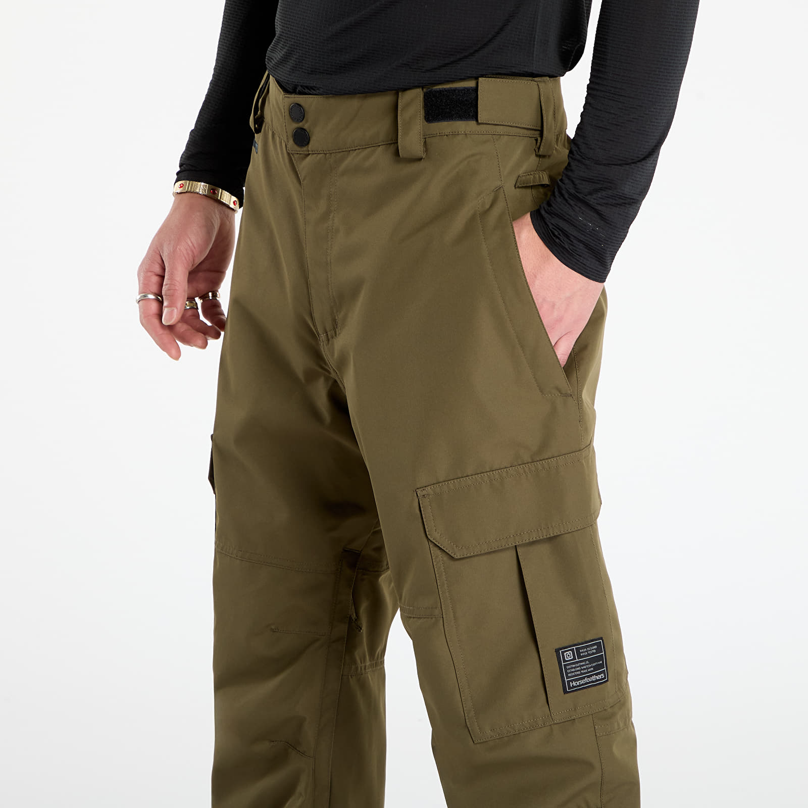 Housut Horsefeathers Rowen Pants Olive Night