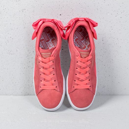 Women s shoes Puma Suede Bow Wn s Shell Pink Shell Pink Footshop