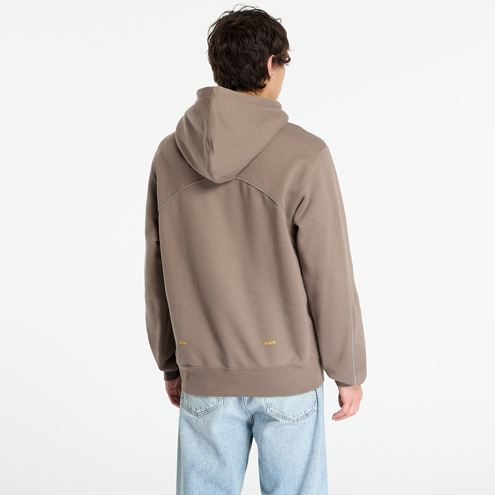 Hanorace Nike x NOCTA Fleece CS Hoodie 2 Olive Grey/ Olive Grey/ Yellow Ochre