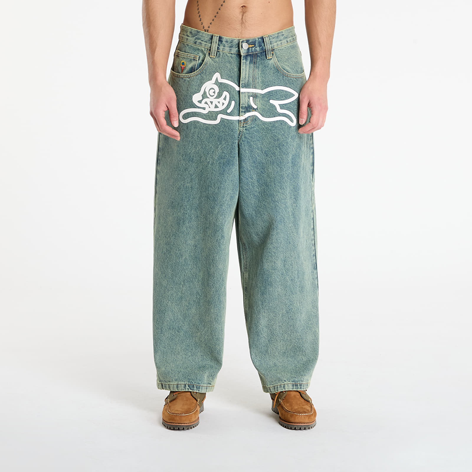 Jeans für Männer Billionaire Boys Club Icecream Running Dog Triple Scoop Denim Pant Vintage Wash