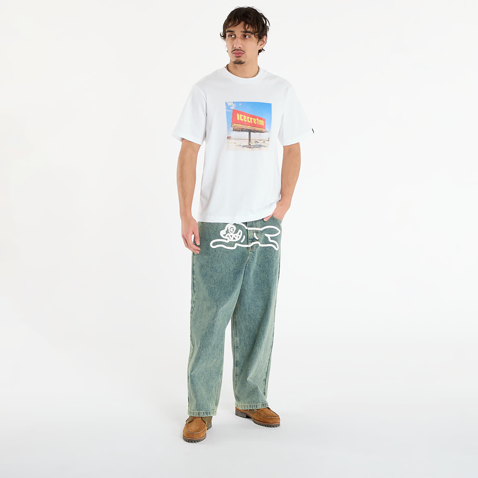 Jeans für Männer Billionaire Boys Club Icecream Running Dog Triple Scoop Denim Pant Vintage Wash