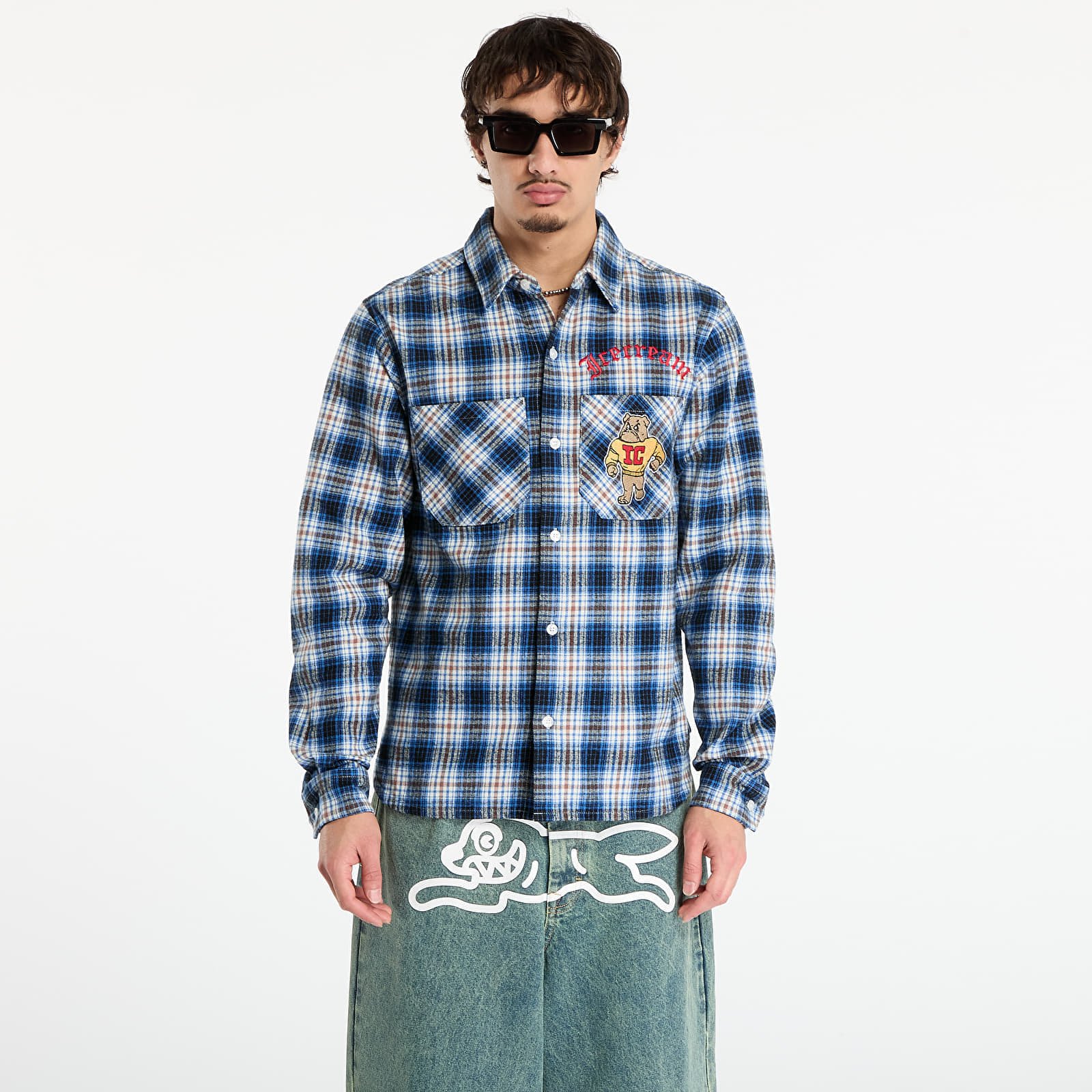 Cămașă Billionaire Boys Club Icecream Mascot Check Ls Shirt Blue Check S