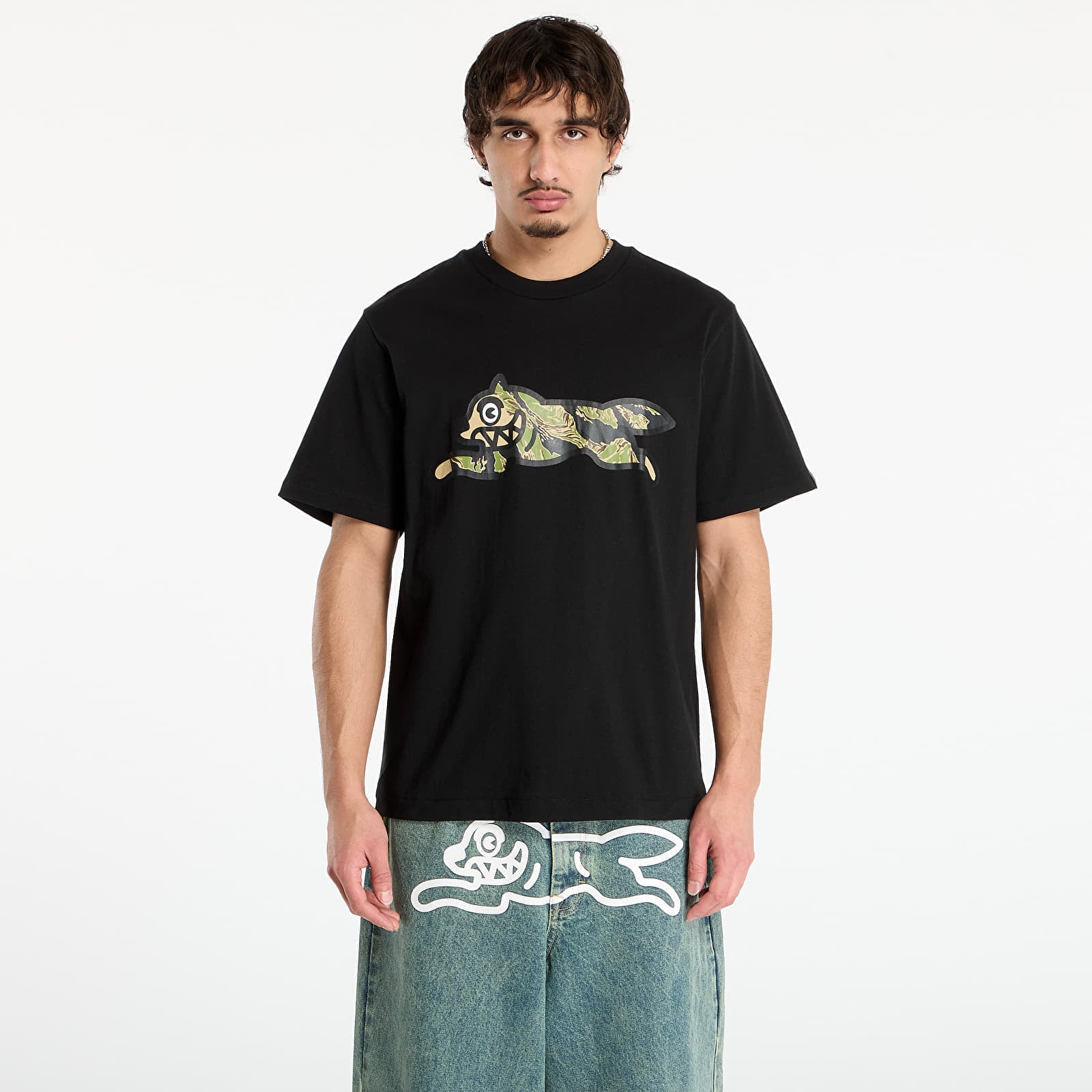 Tricou Billionaire Boys Club Icecream Tiger Stripe Running Dog T-Shirt Black L