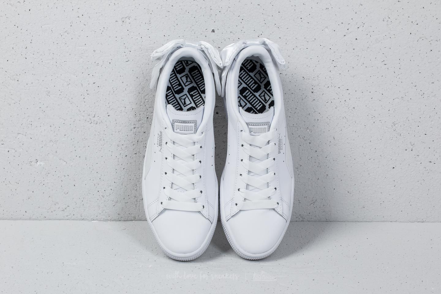 Basket puma bow blanche best sale