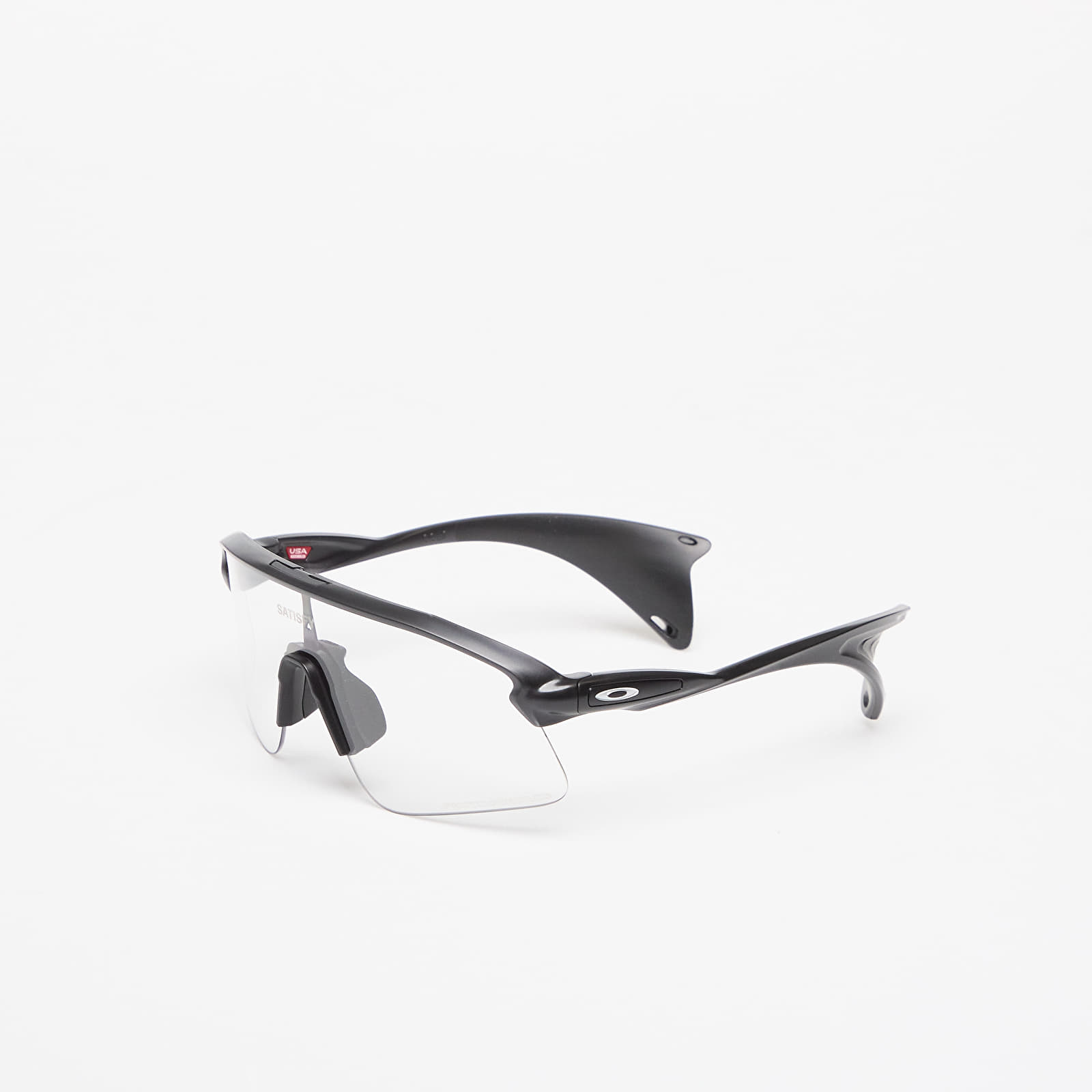 Óculos de sol para homem Oakley x Satisfy Stunt Devil Clear Photochromic Policarbonate Photochromic Matte Black Ink