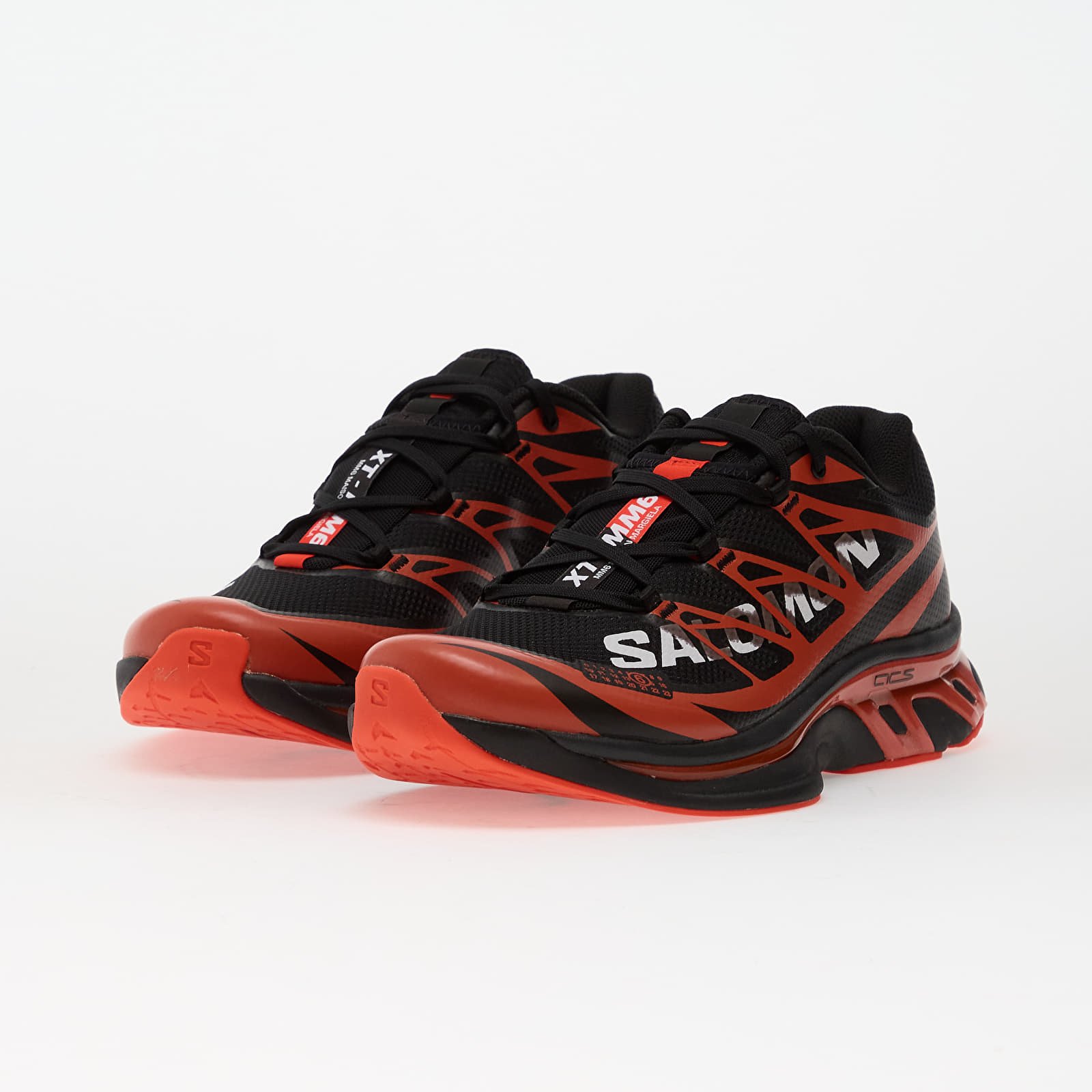 Мъжки кецове и обувки MM6 x Salomon Avp Sneakers Black/ Cherry Tomato/ White