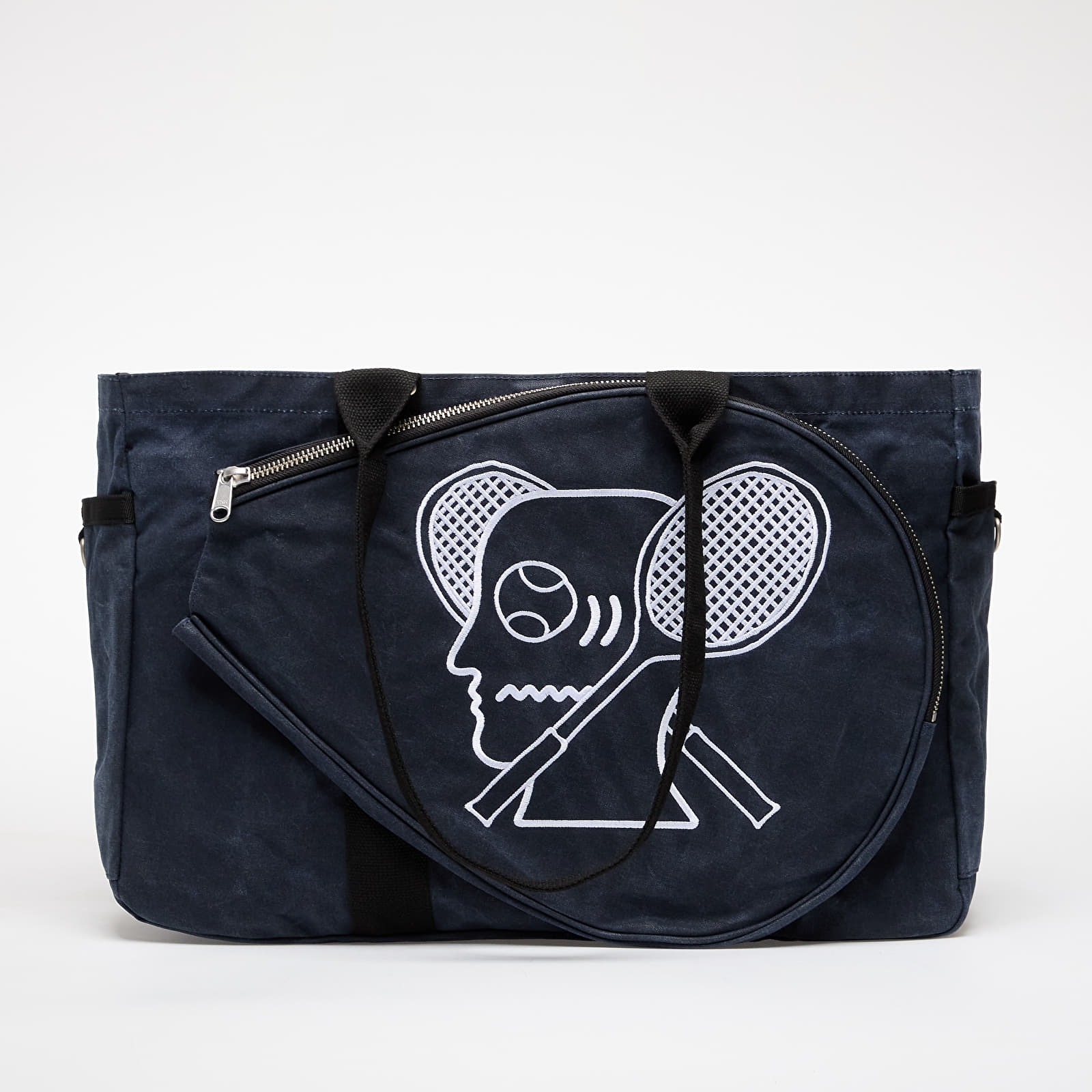 Moške torbe za na ramo Brain Dead Brain Dead Equipment Waxed Canvas Tennis Tote Navy