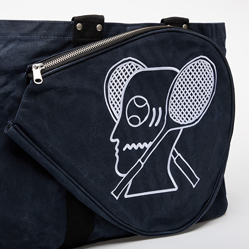 Brain Dead Brain Dead Equipment Waxed Canvas Tennis Tote Navy
