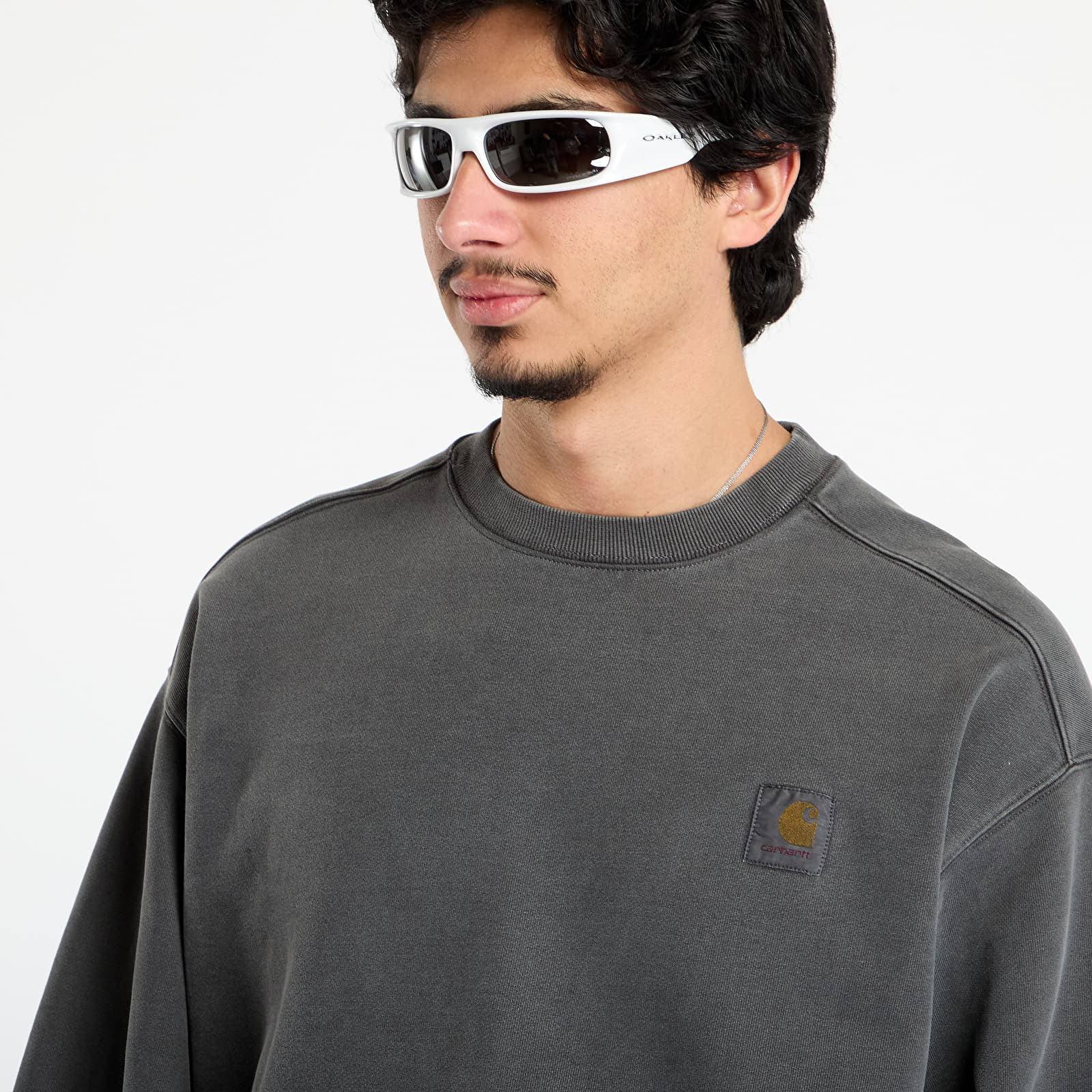 Hættetrøjer og sweatshirts Carhartt WIP Vista Sweat UNISEX Black Garment Dyed