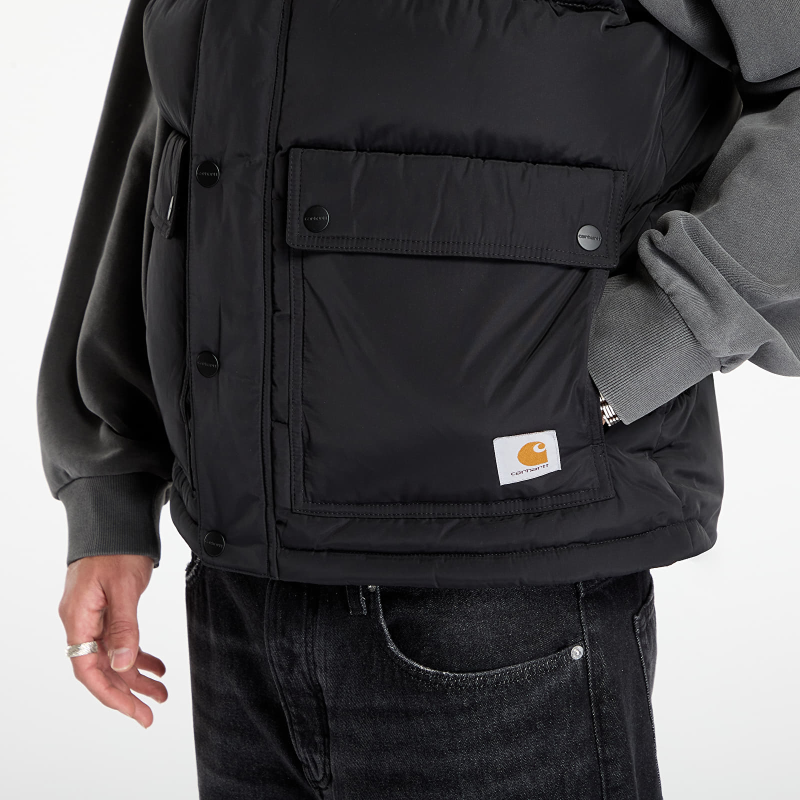 Prsluci Carhartt WIP Brent Vest UNISEX Black