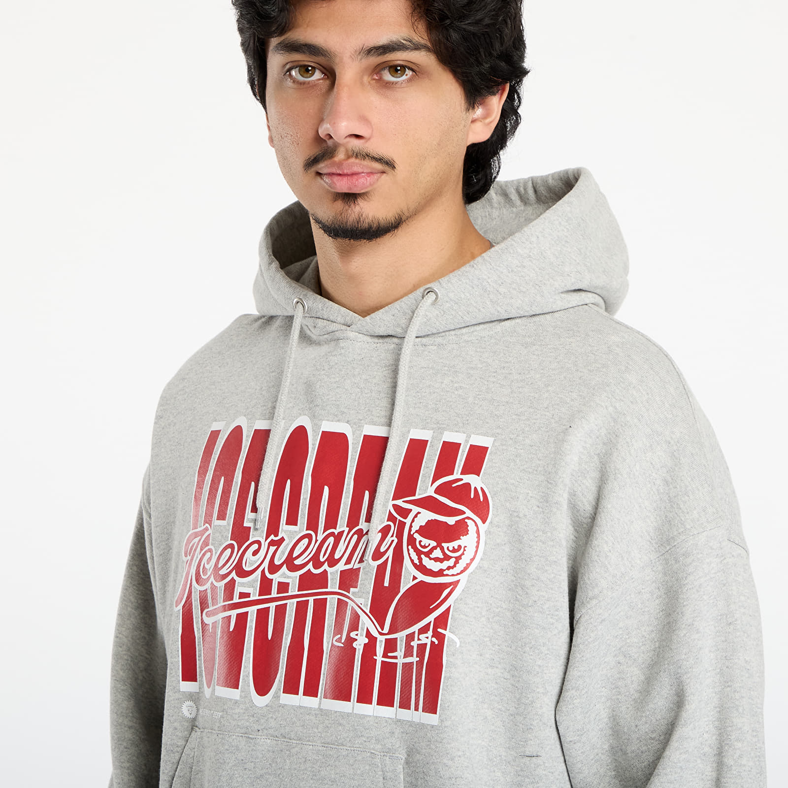 Men's hoodies Billionaire Boys Club Icecream Cherry Oversized Popover Hood Heather Grey
