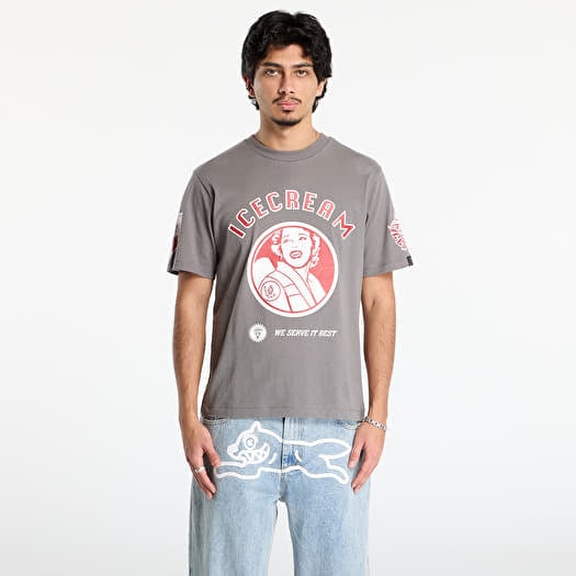 T-paita Billionaire Boys Club Icecream Multi Graphic T-Shirt Grey