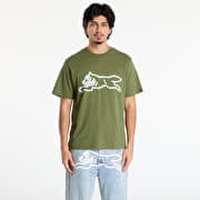 Billionaire Boys Club Icecream Spray Paint Running Dog T-Shirt Green