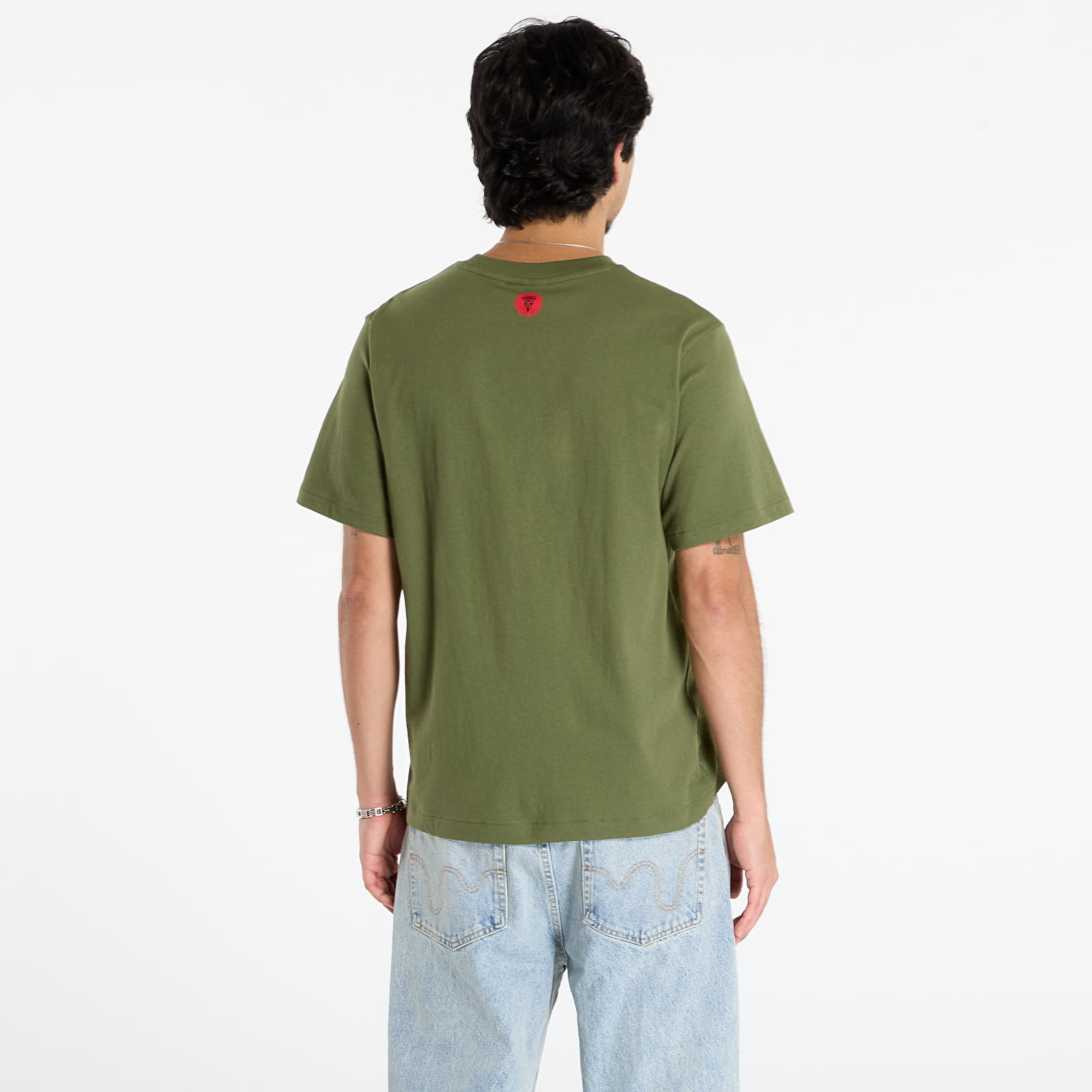 Tricouri bărbați Billionaire Boys Club Icecream Spray Paint Running Dog T-Shirt Green