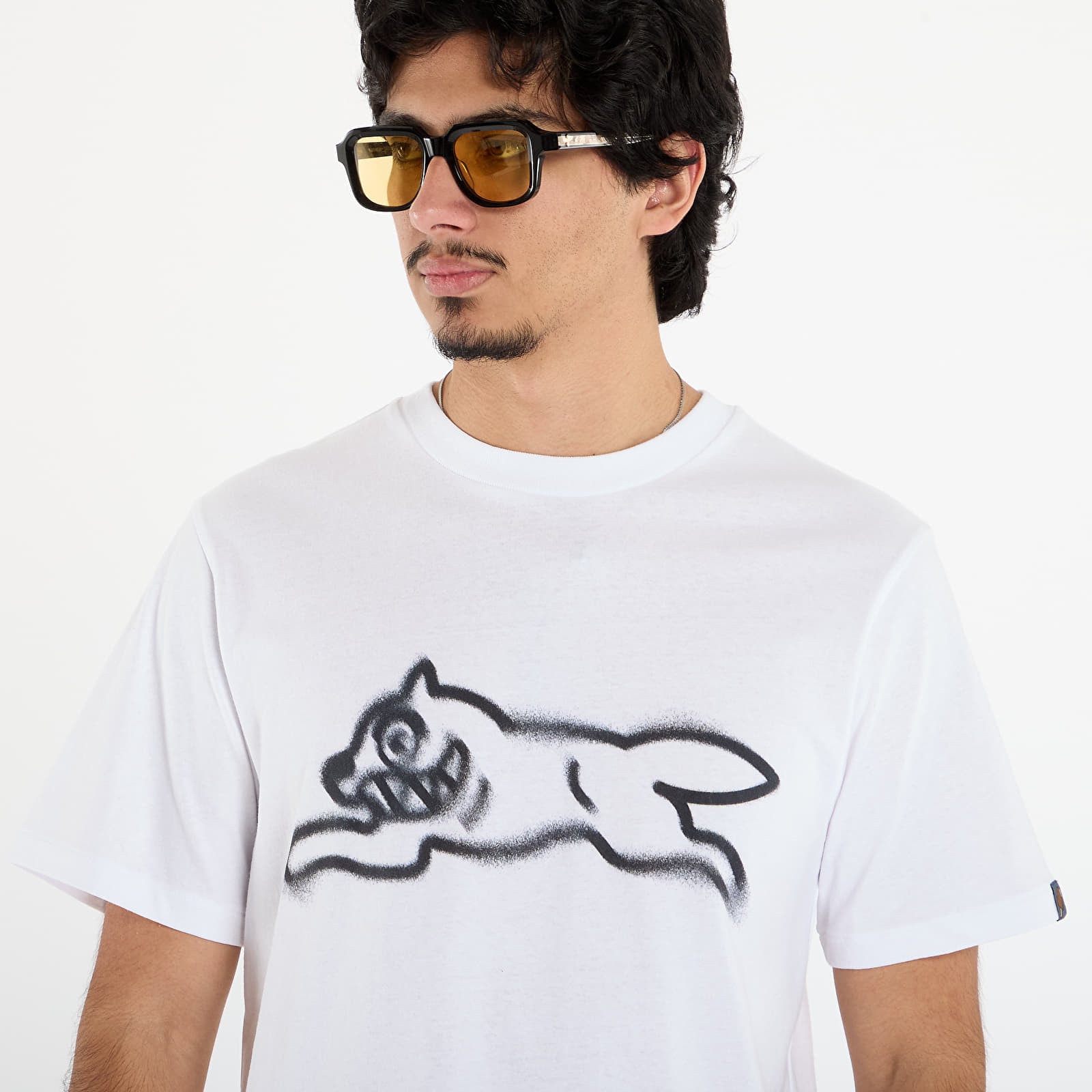Moške majice  Billionaire Boys Club Icecream Spray Paint Running Dog T-Shirt White