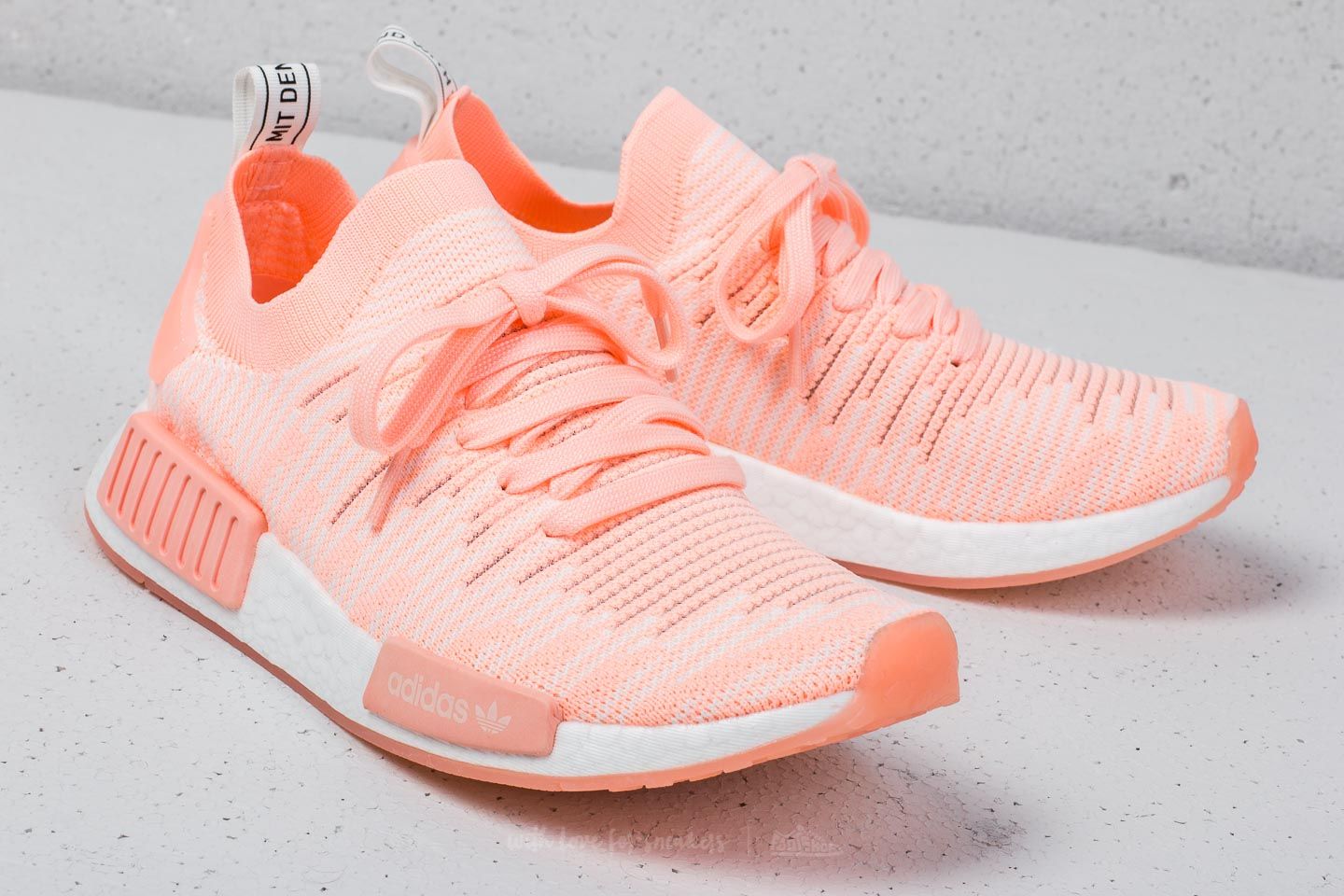 Women's shoes adidas NMD_R1 STLT Primeknit W Clear Orange/ Clear Orange/  Cloud White | Footshop