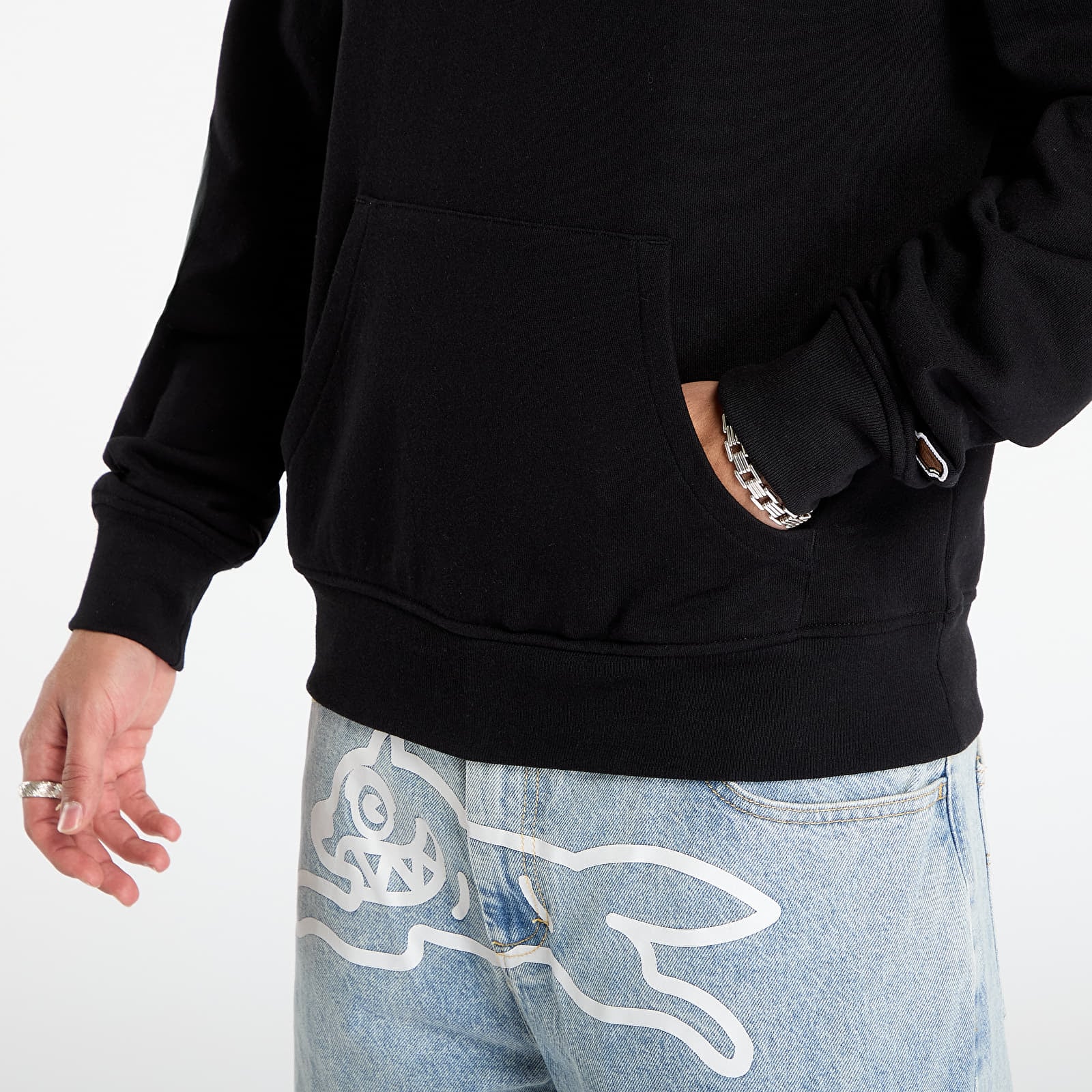 Pánske mikiny Billionaire Boys Club Icecream College Applique Hood Black