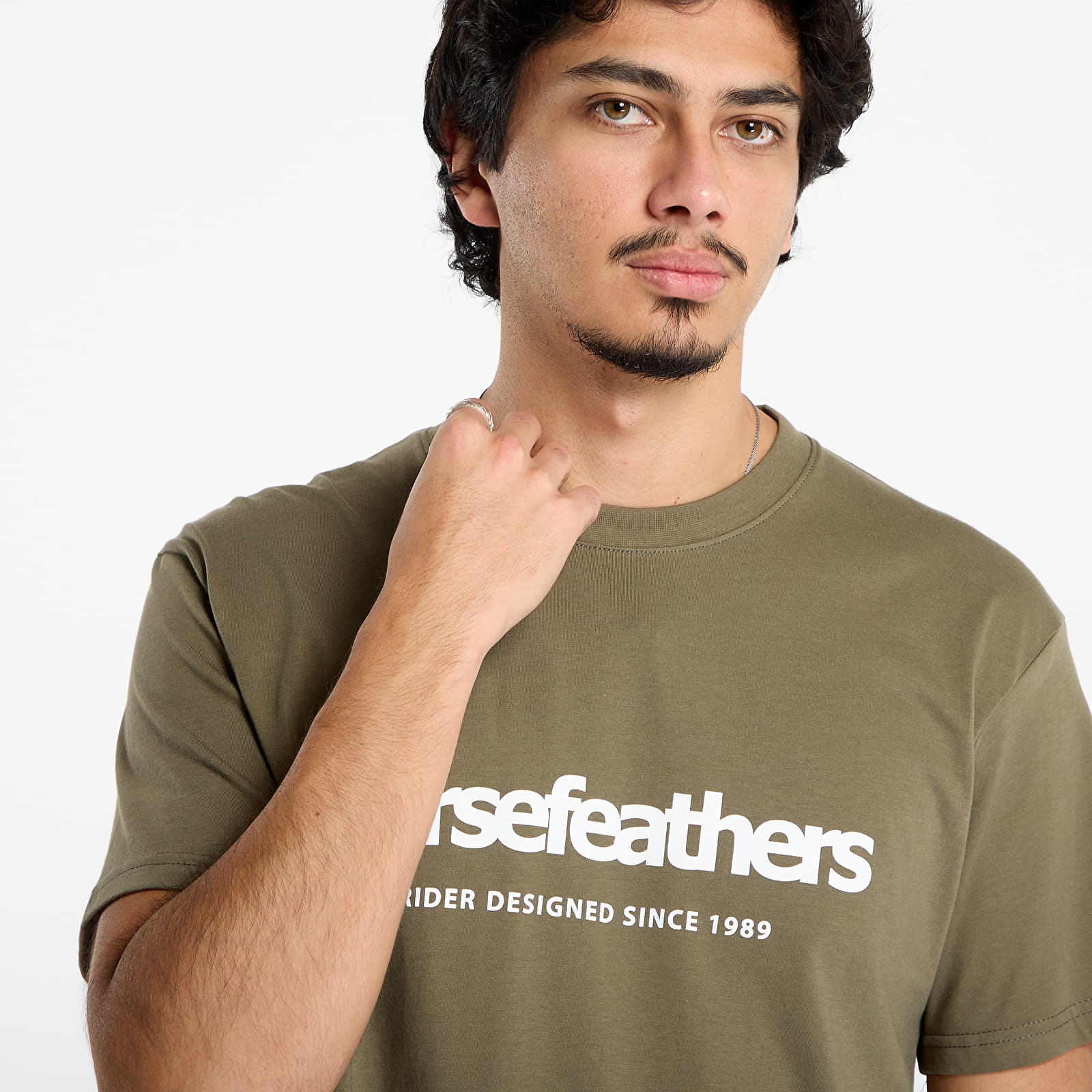 Trička Horsefeathers Quarter T-Shirt Burnt Olive