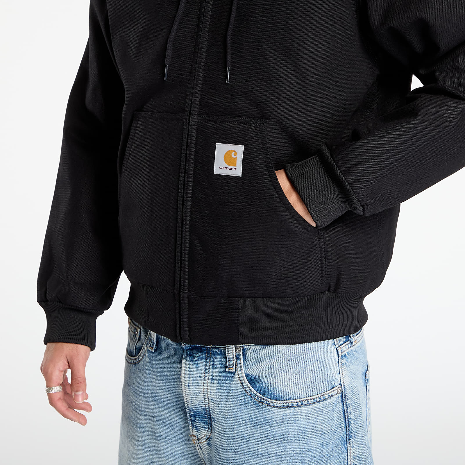 Jackets Carhartt WIP Active Jacket UNISEX Black Rigid