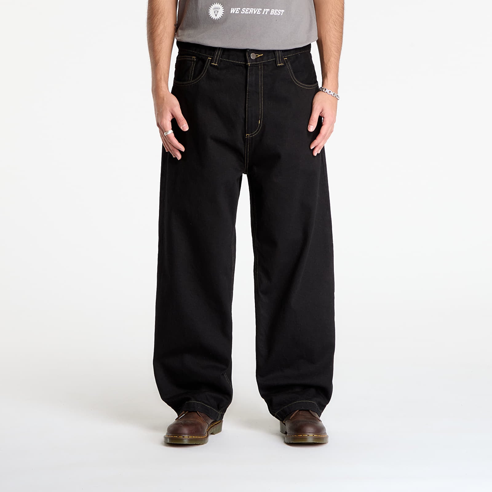 Pantalon Carhartt WIP Brandon Pant Black Rinsed