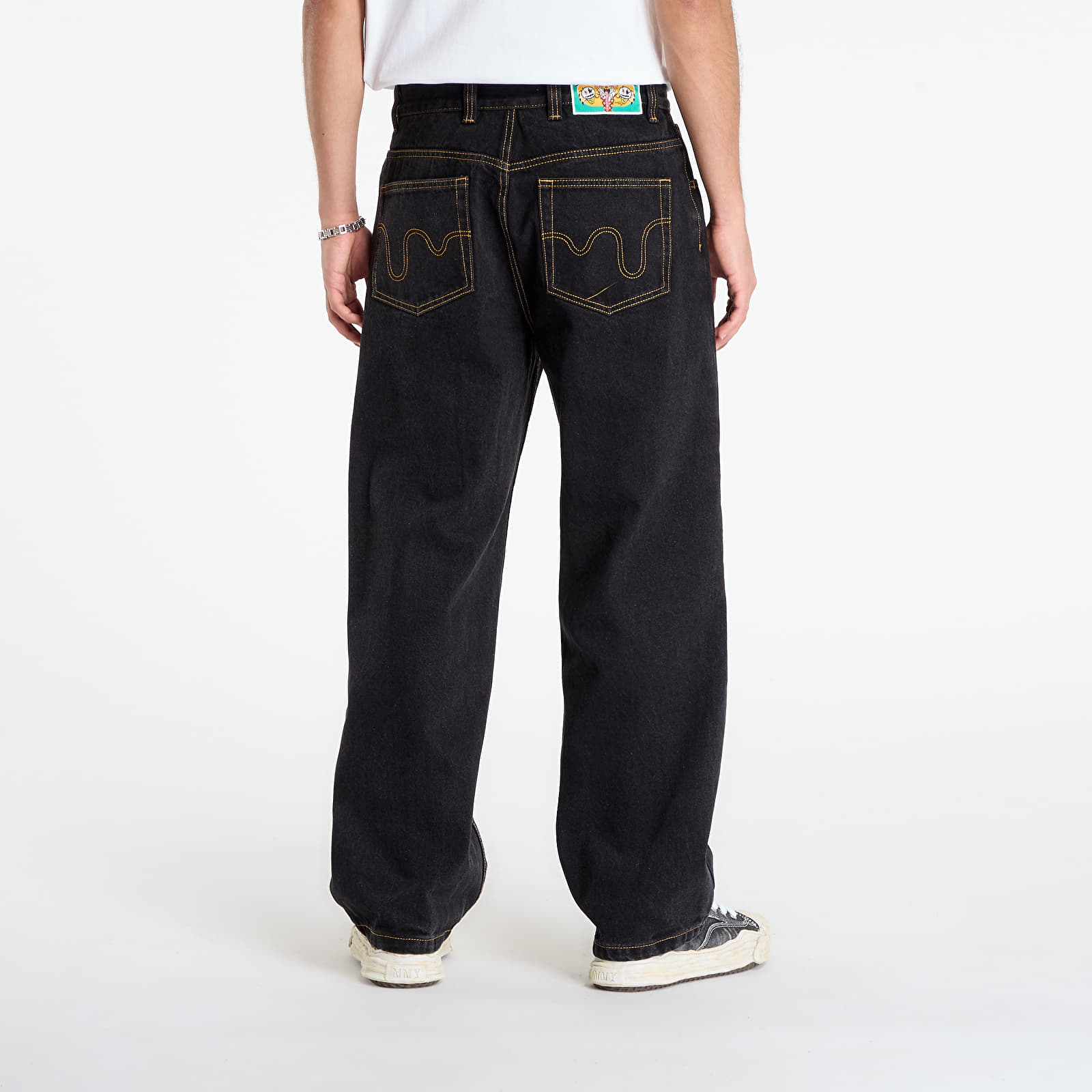 Jeans til mænd Billionaire Boys Club Icecream Running Dog Double Scoop Denim Pant Black