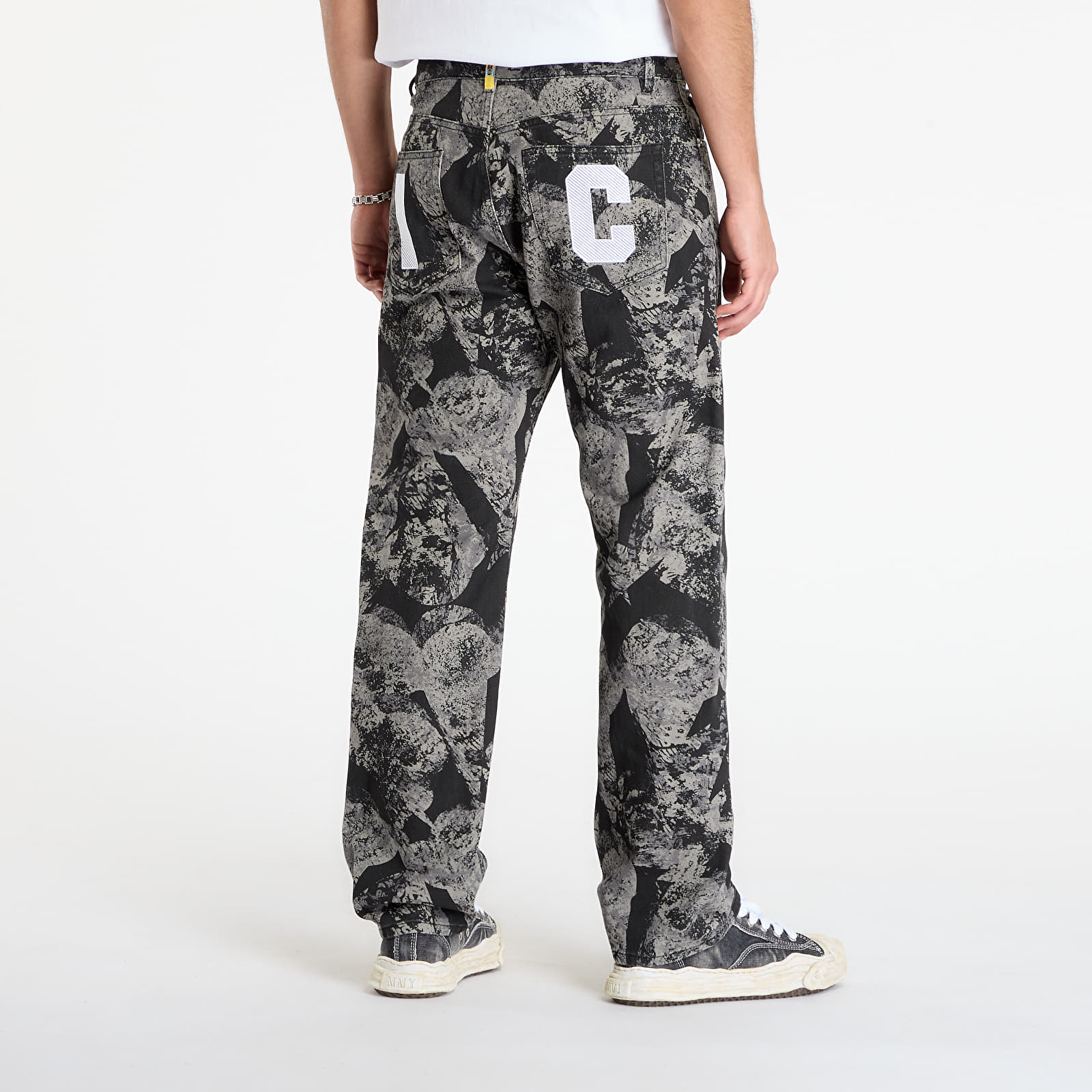 Jeans für Männer Billionaire Boys Club Icecream Cone Stamp Denim Pants Grey