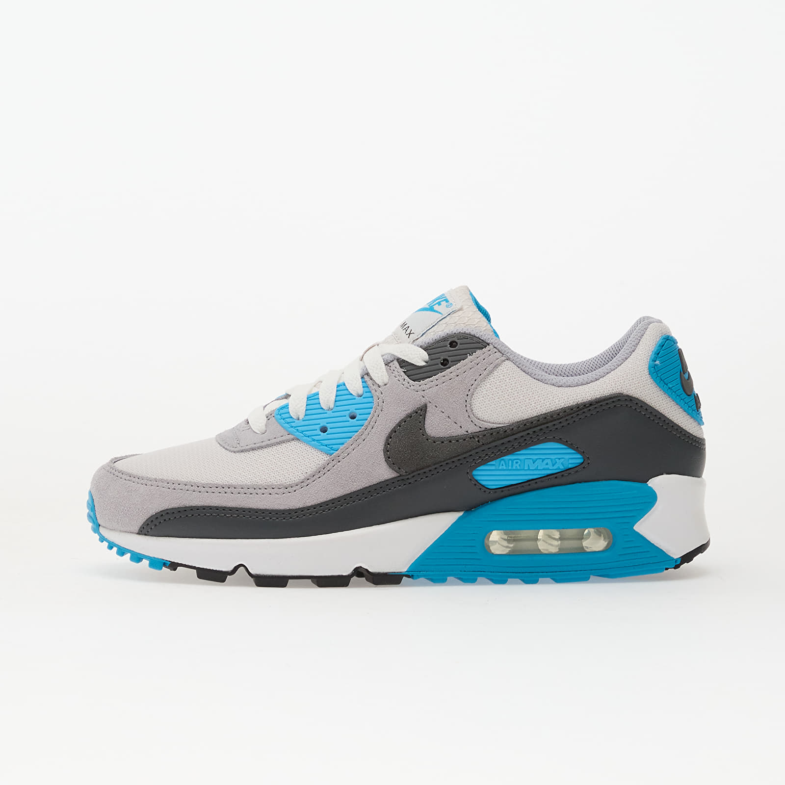 Pánské tenisky a boty Nike Air Max 90 Platinum Tint/ Iron Grey-Blue Lightning