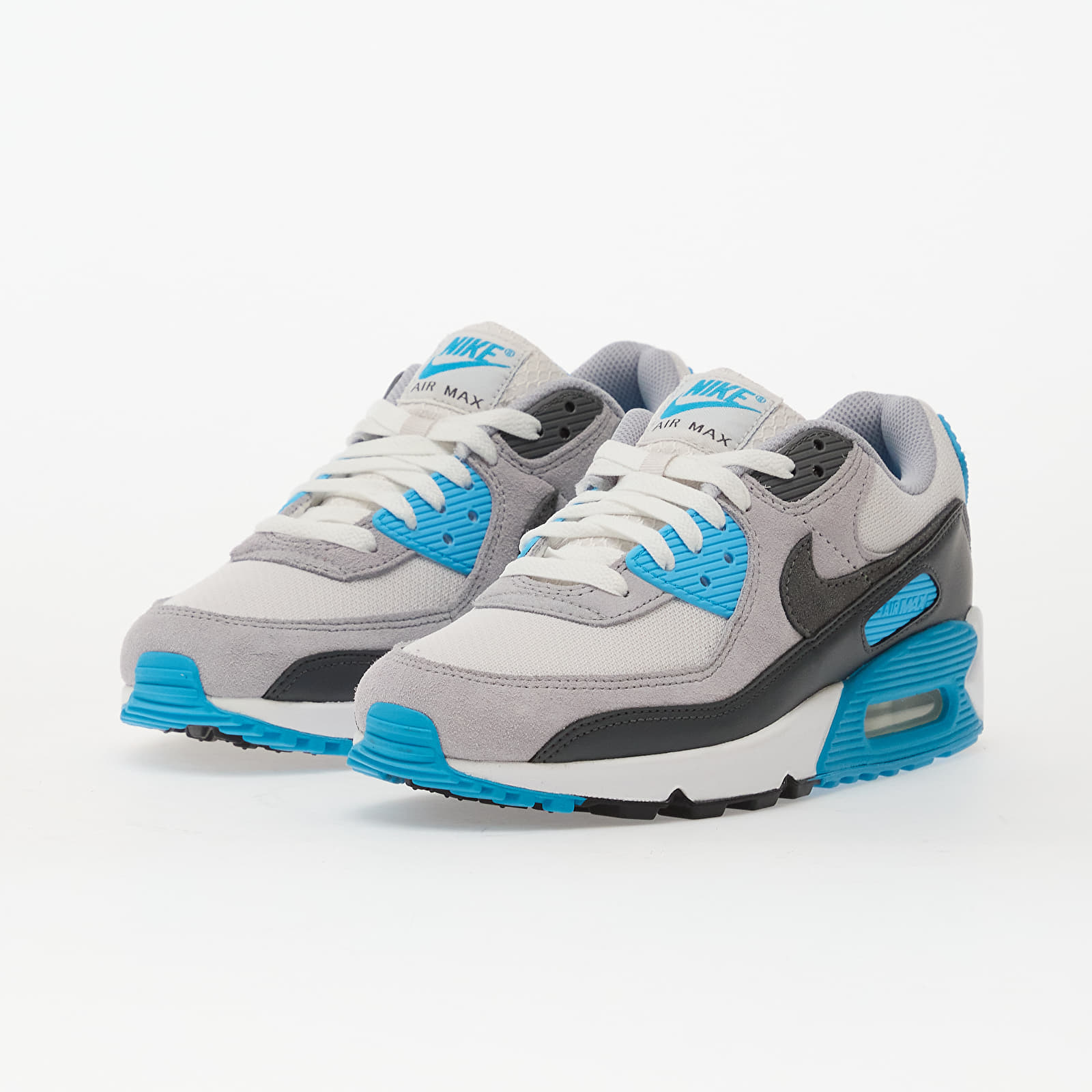 Pánské tenisky a boty Nike Air Max 90 Platinum Tint/ Iron Grey-Blue Lightning