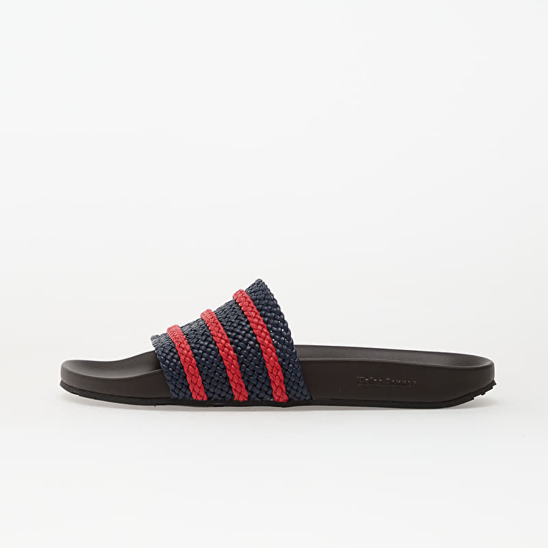 adidas x Wales Bonner Adilette Night Indigo/ Better Scarlet/ Dark Brown