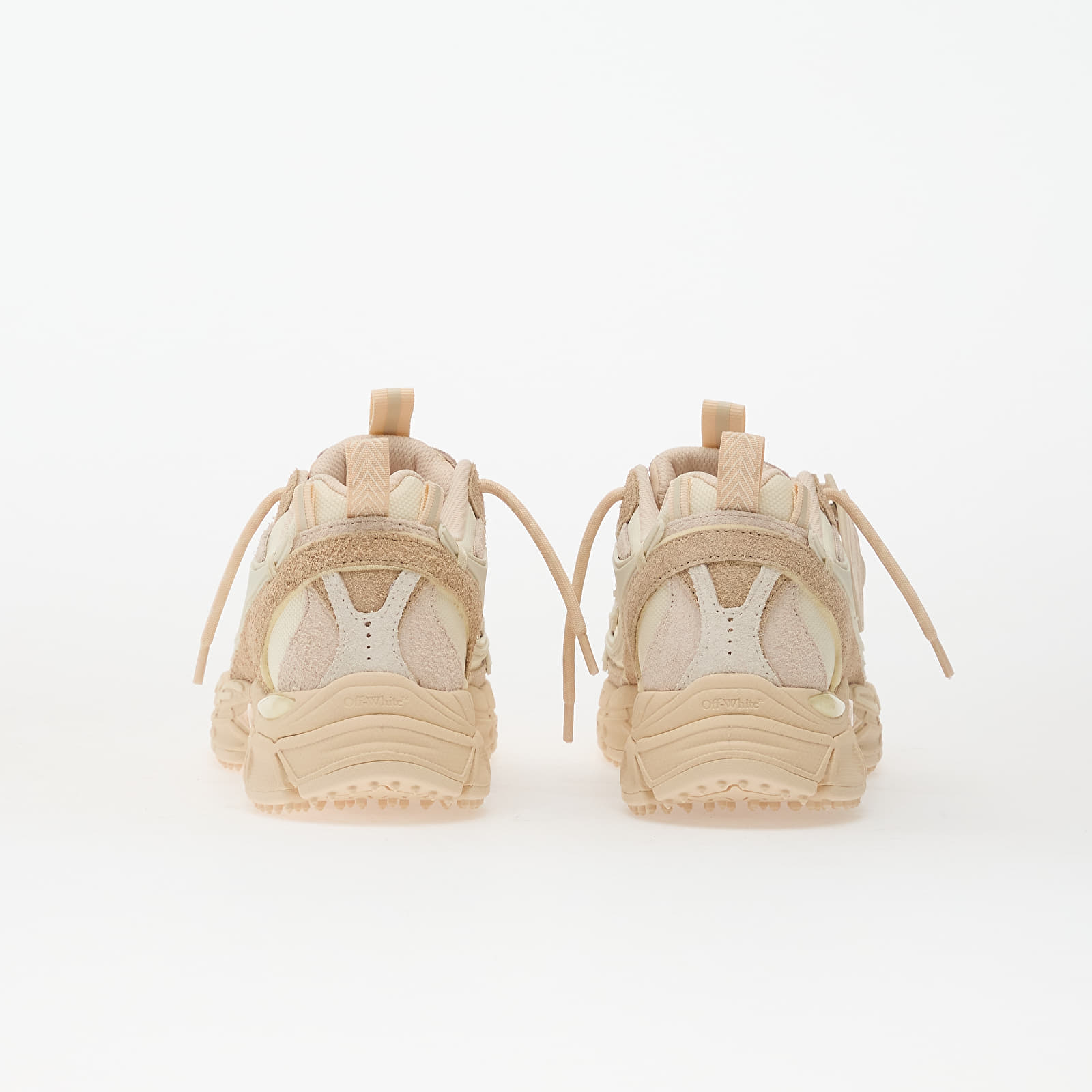 Women's shoes Off-White Ow Be Right Back Suede  Caramel/ Nude