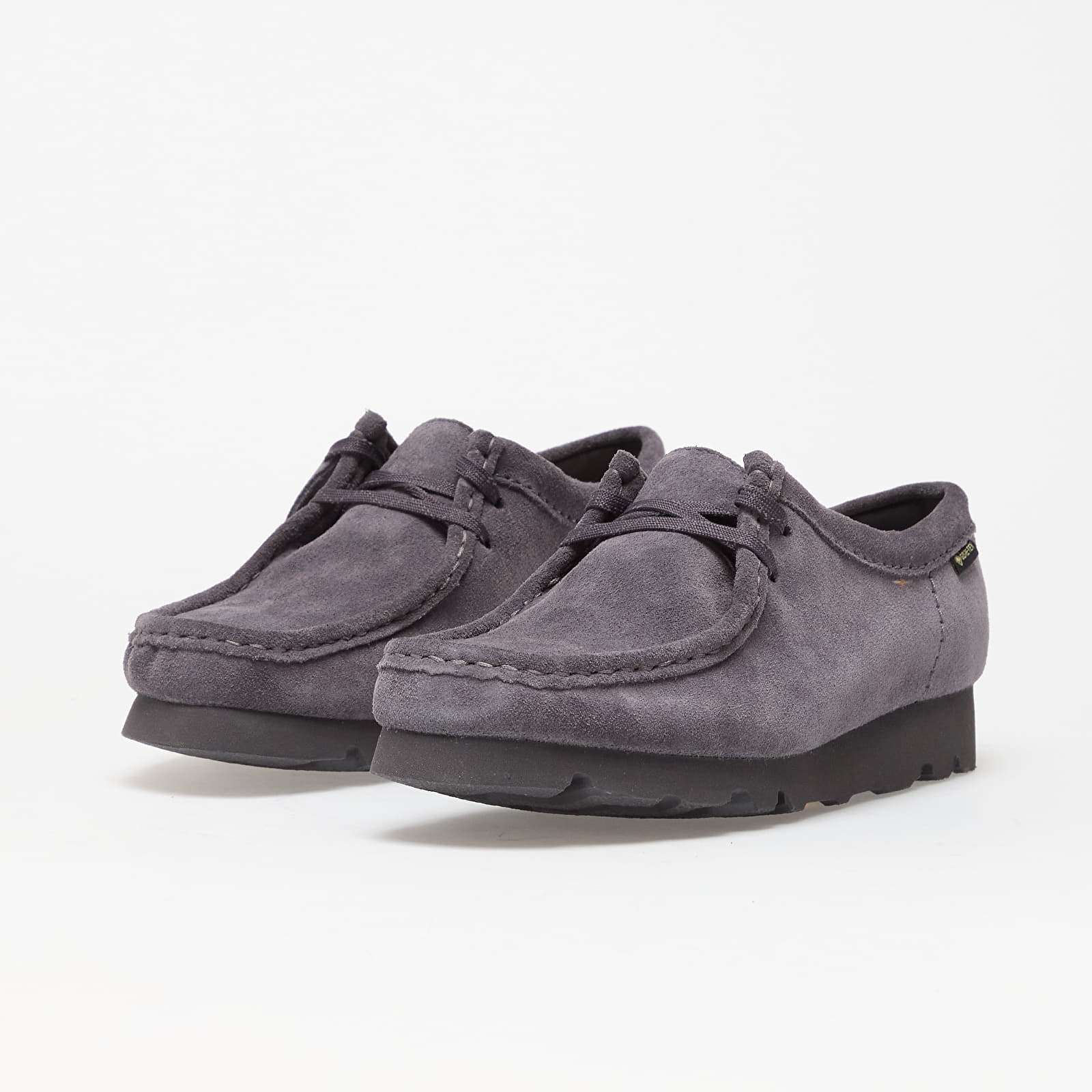 Women's shoes Clarks Originals WallabeeGTX Purple Grey Sde