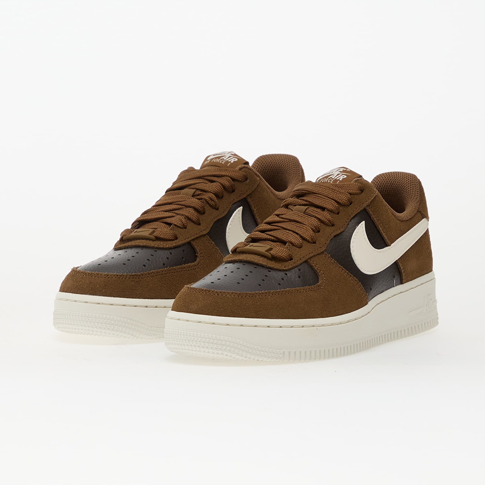 Women's shoes Nike Wmns Air Force 1 '07 Mosswood Brown/ Sail-Velvet Brown