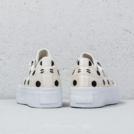 Converse one star polka sales dot platform low top