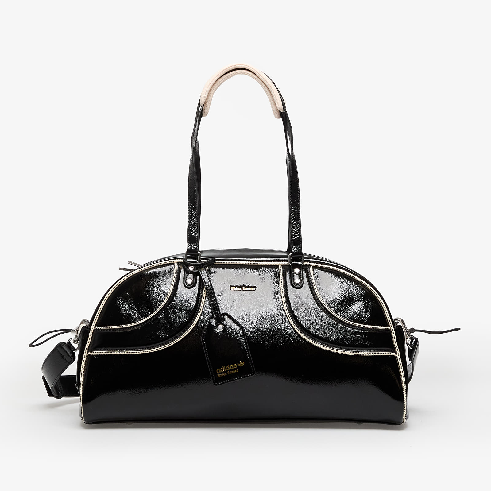 Umhängetaschen adidas x Wales Bonner Leather Bag Black/ Better Scarlet