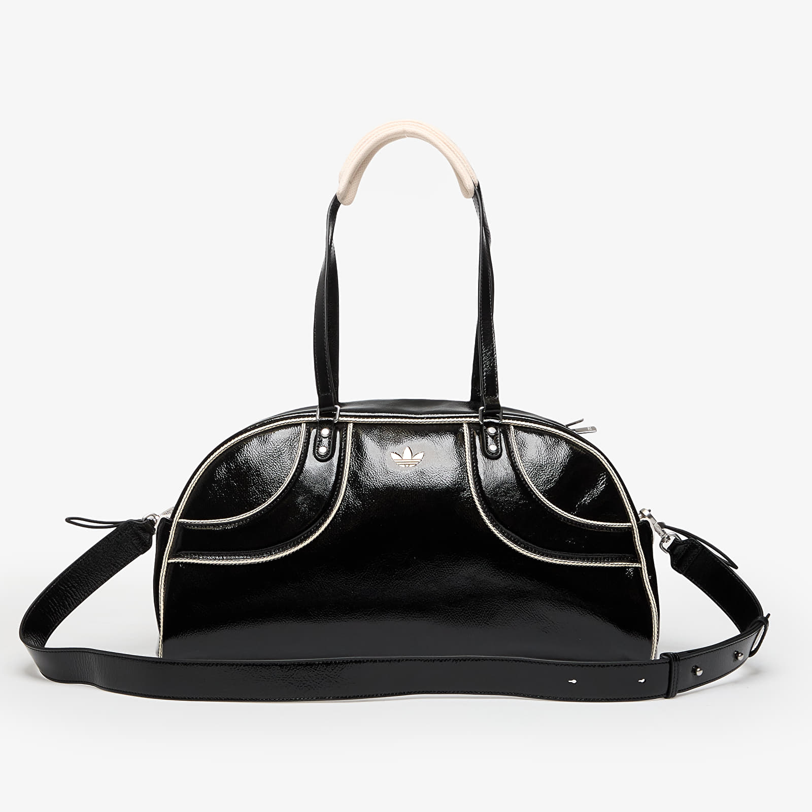 Umhängetaschen adidas x Wales Bonner Leather Bag Black/ Better Scarlet