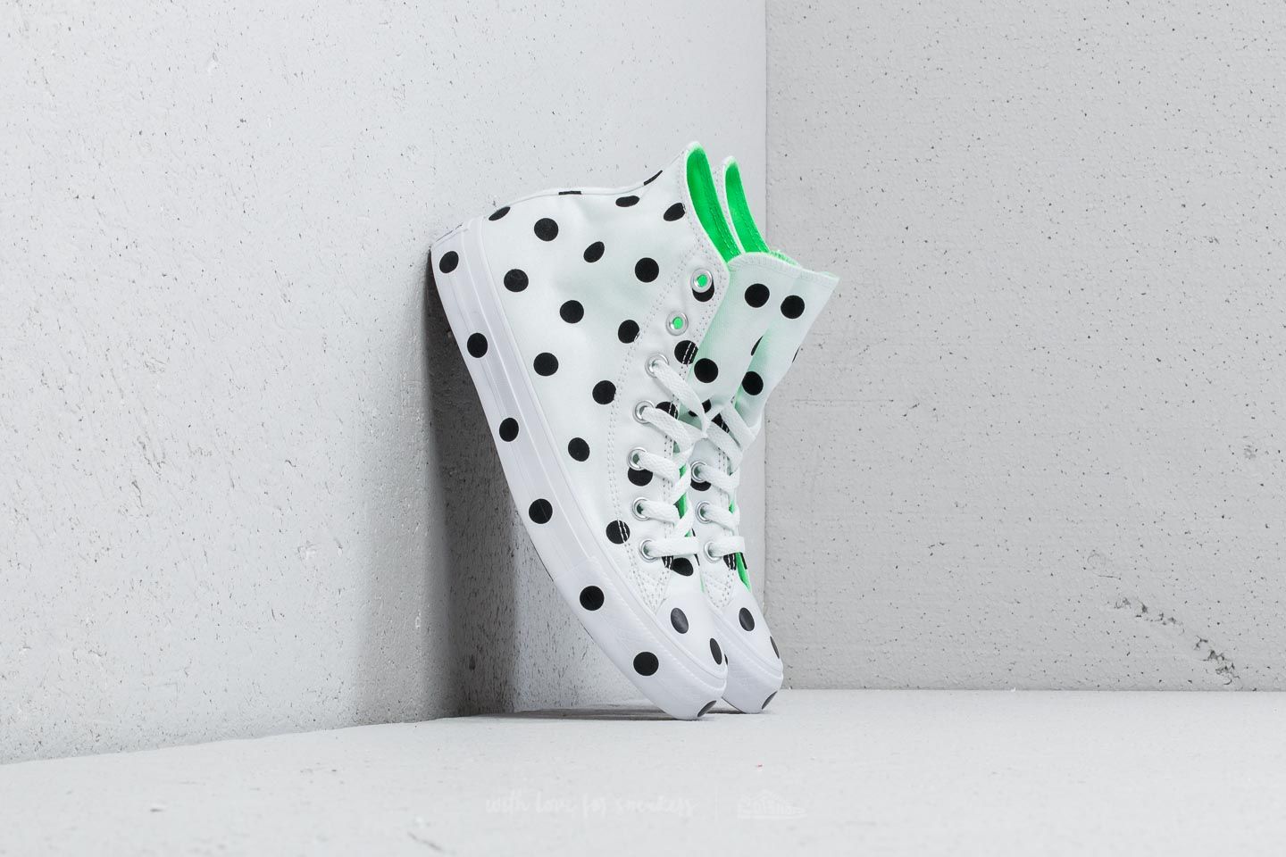 Scarpe donna Converse Chuck Taylor All Star Hi White/ Black/ Illusion Green