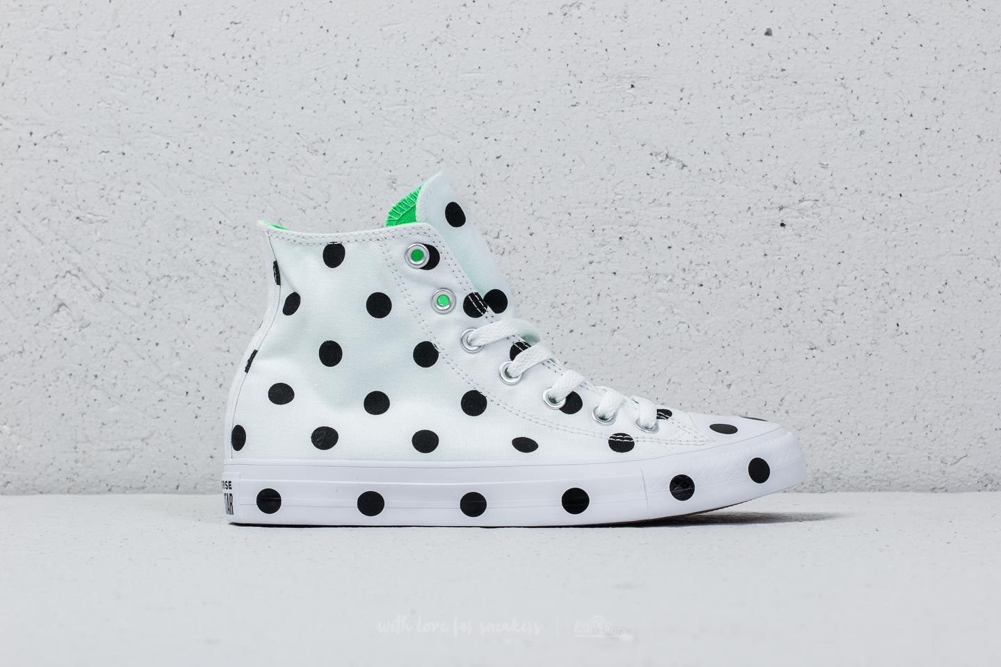 Scarpe donna Converse Chuck Taylor All Star Hi White/ Black/ Illusion Green