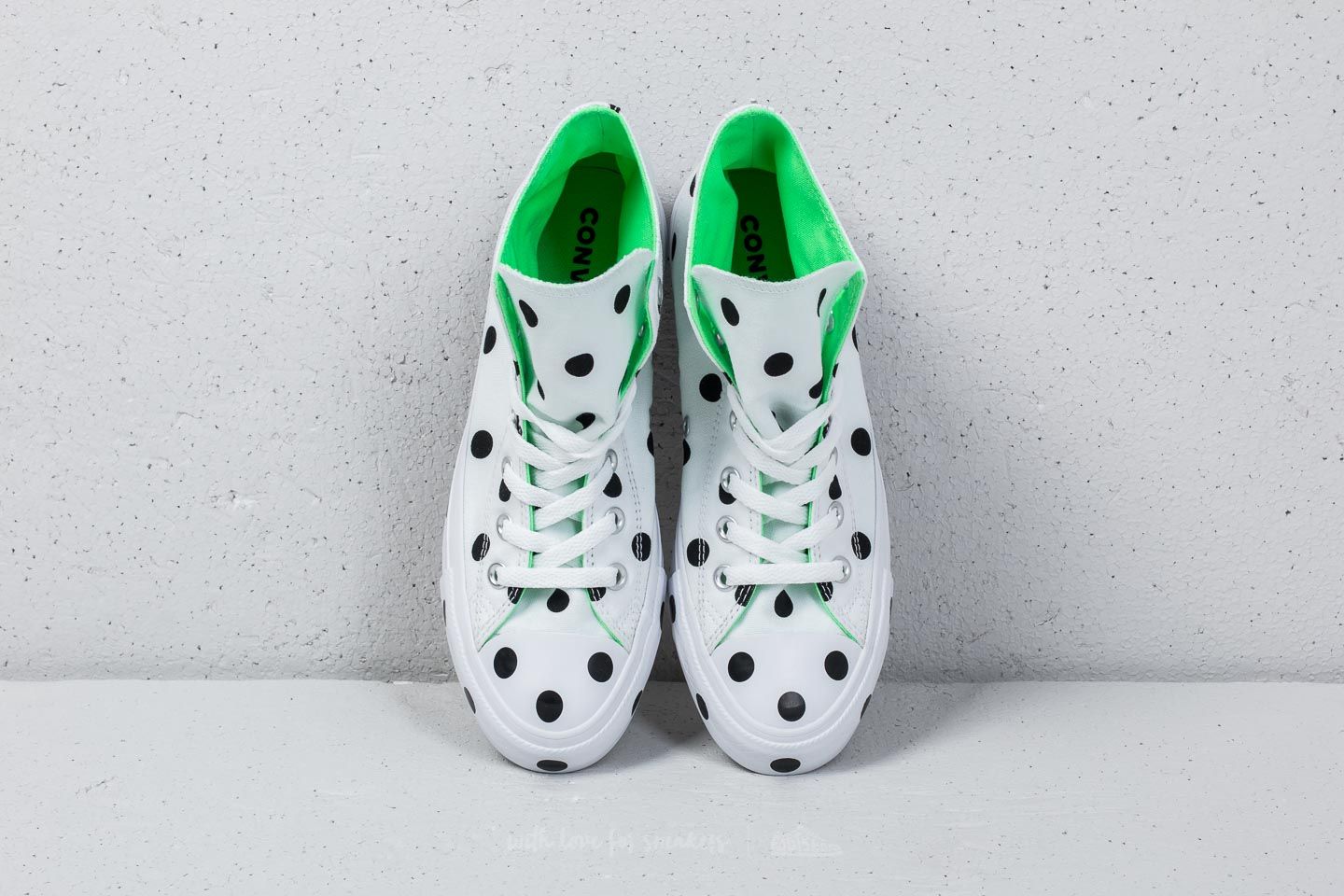 Scarpe donna Converse Chuck Taylor All Star Hi White/ Black/ Illusion Green
