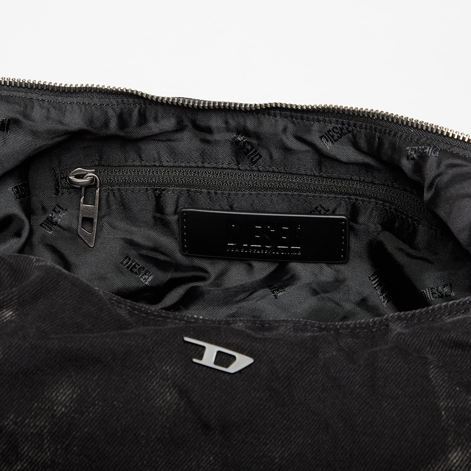 Męskie torby na ramię DIESEL Rave Rave Hobo X Shoulder Bag Black