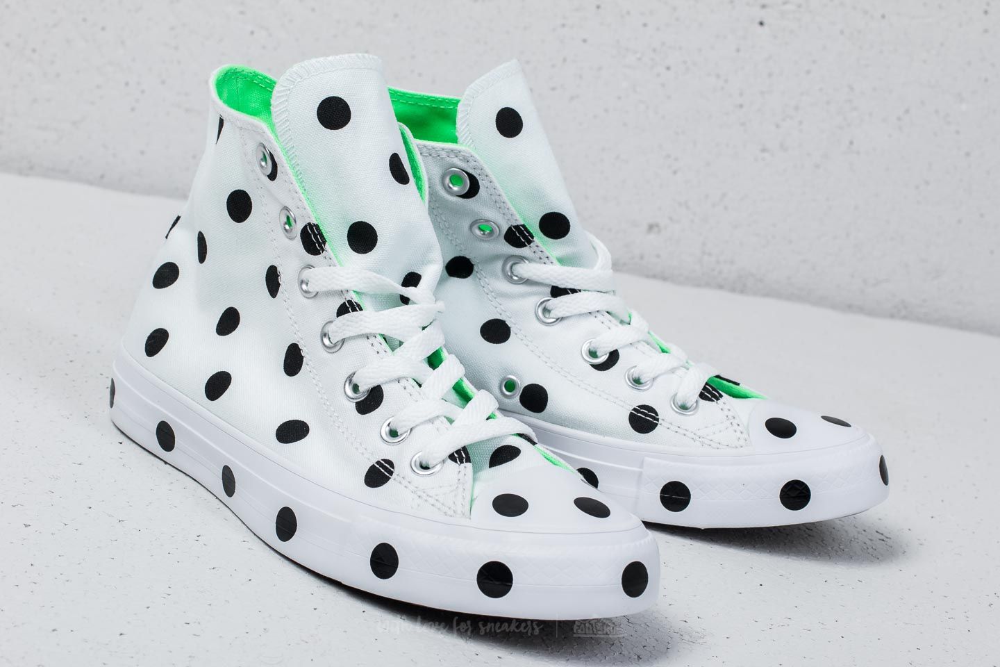 Scarpe donna Converse Chuck Taylor All Star Hi White/ Black/ Illusion Green