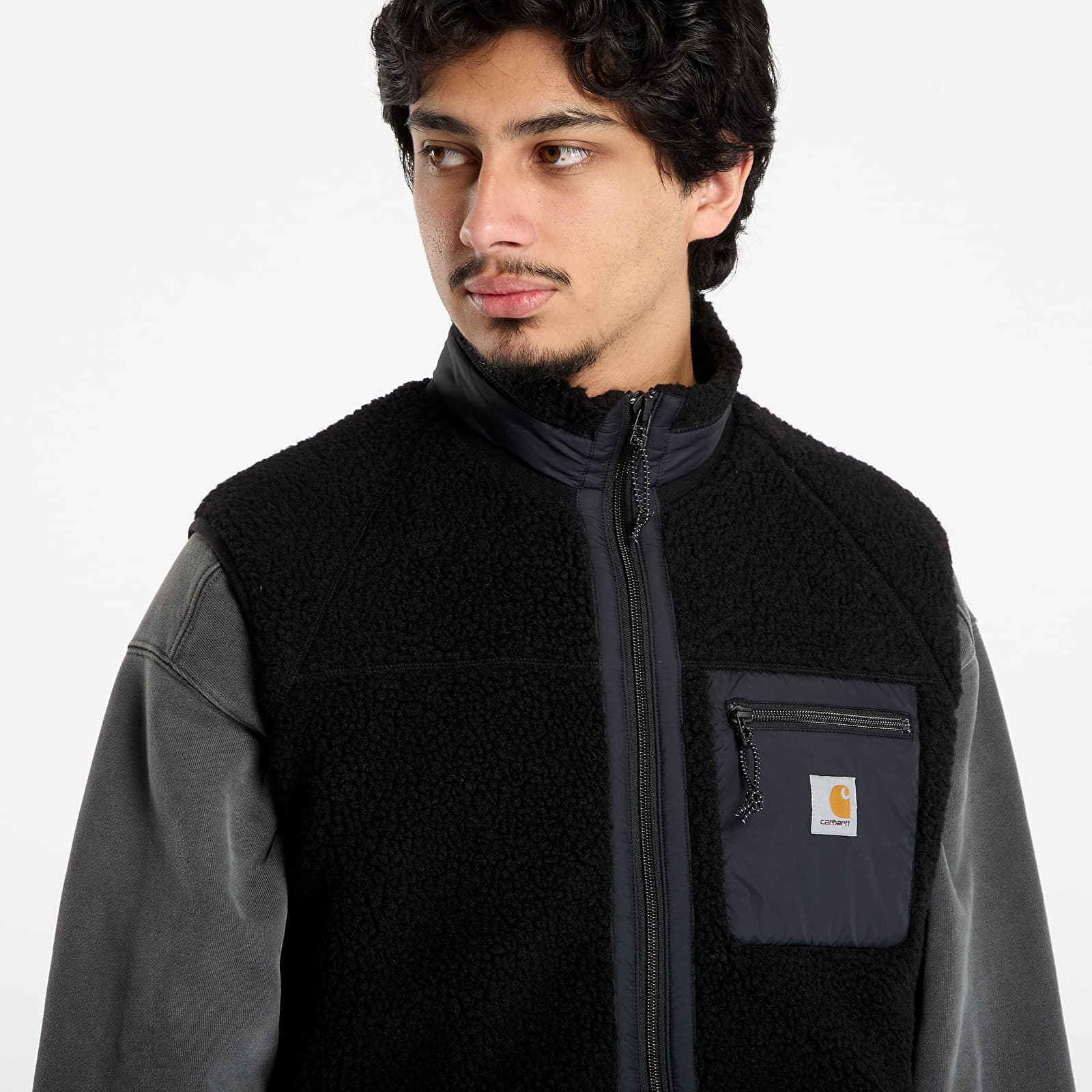 Prsluci Carhartt WIP Prentis Vest Liner UNISEX Black/ Black