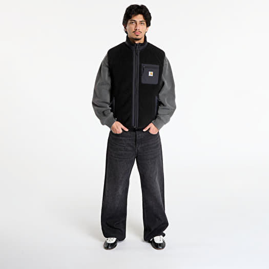 Vests Carhartt WIP Prentis Vest Liner UNISEX Black/ Black (I035698