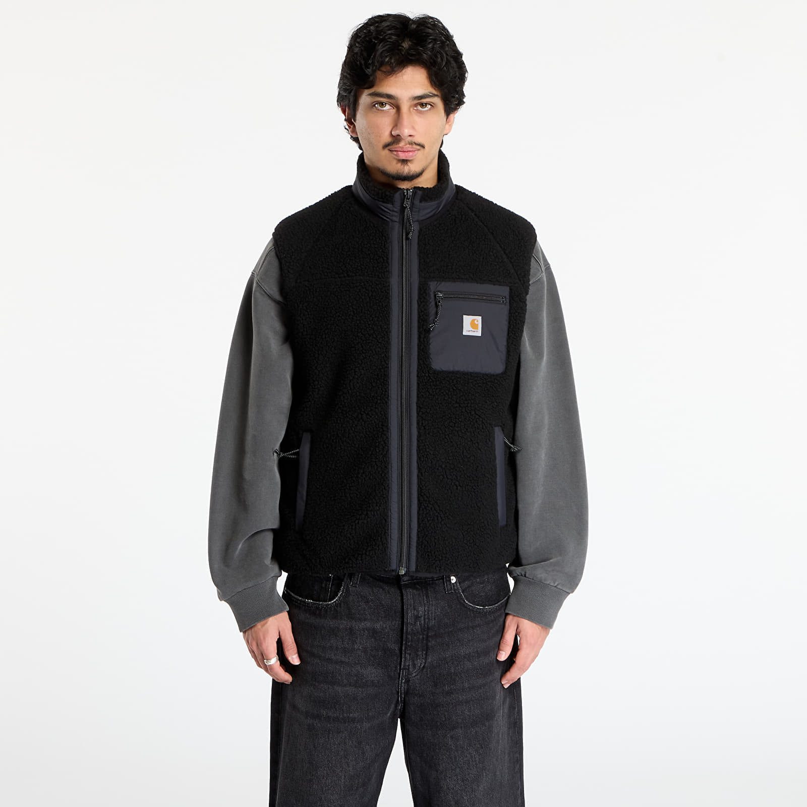 Vestă Carhartt WIP Prentis Vest Liner UNISEX Black/ Black L