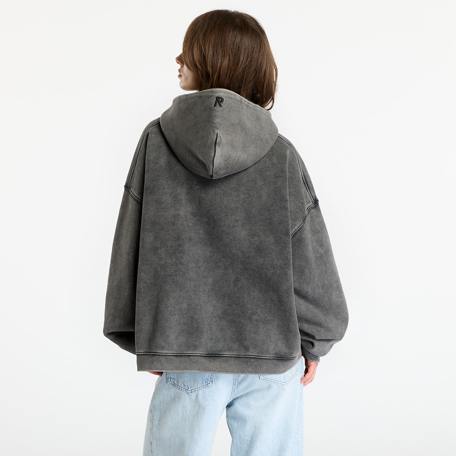 Men's hoodies REPRESENT Initial Boxy Hoodie UNISEX Vintage Grey