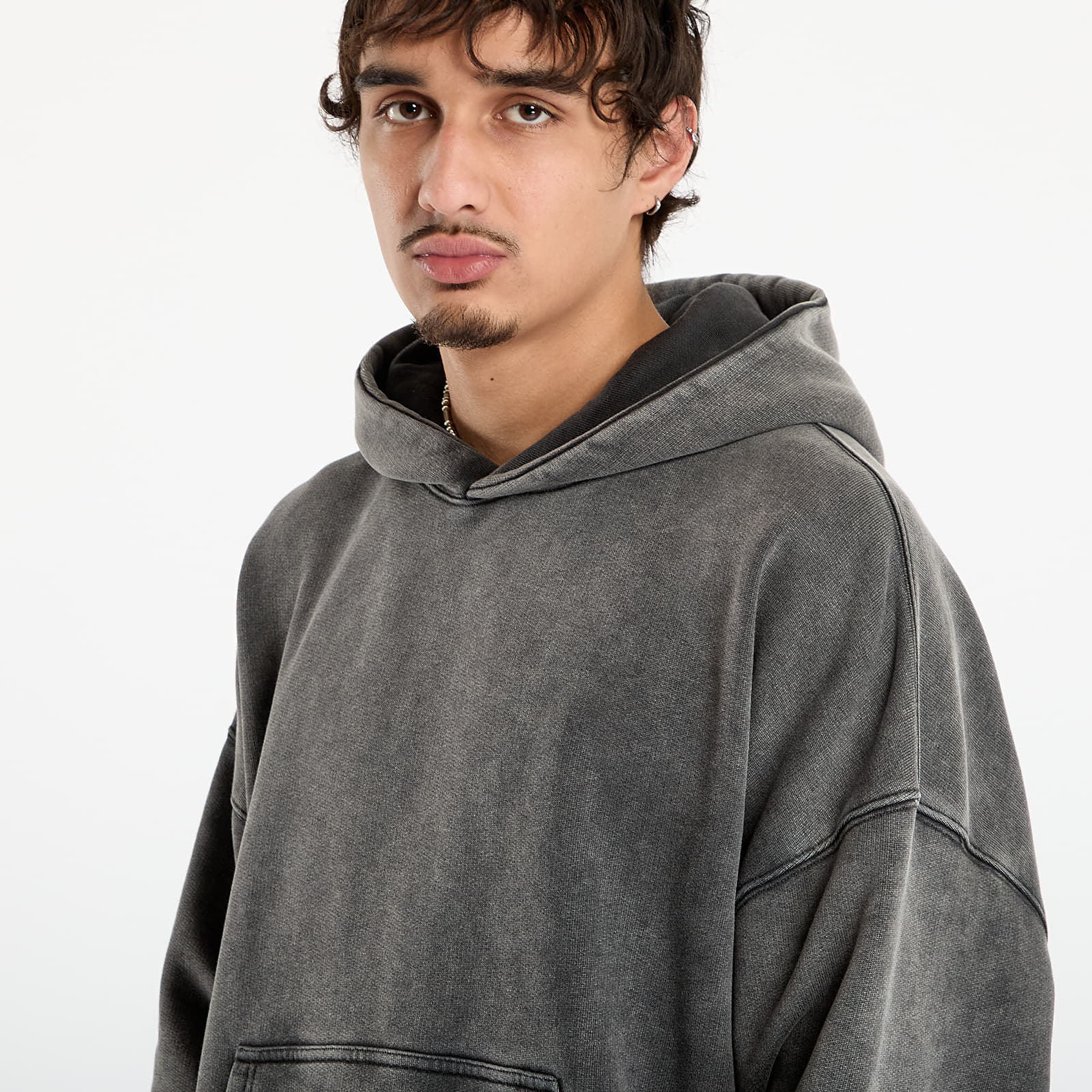 Men's hoodies REPRESENT Initial Boxy Hoodie UNISEX Vintage Grey