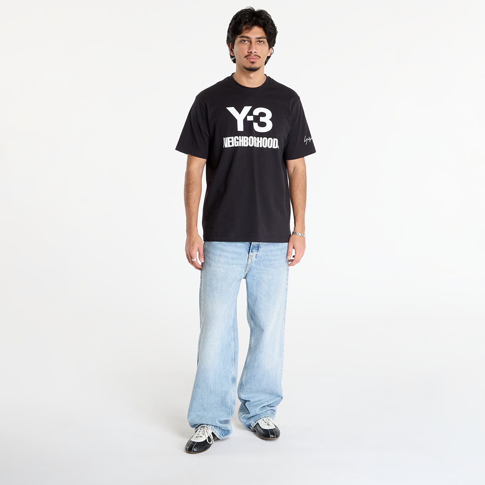 Moške majice  Y-3 x Neighborhood Logo Tee UNISEX Black