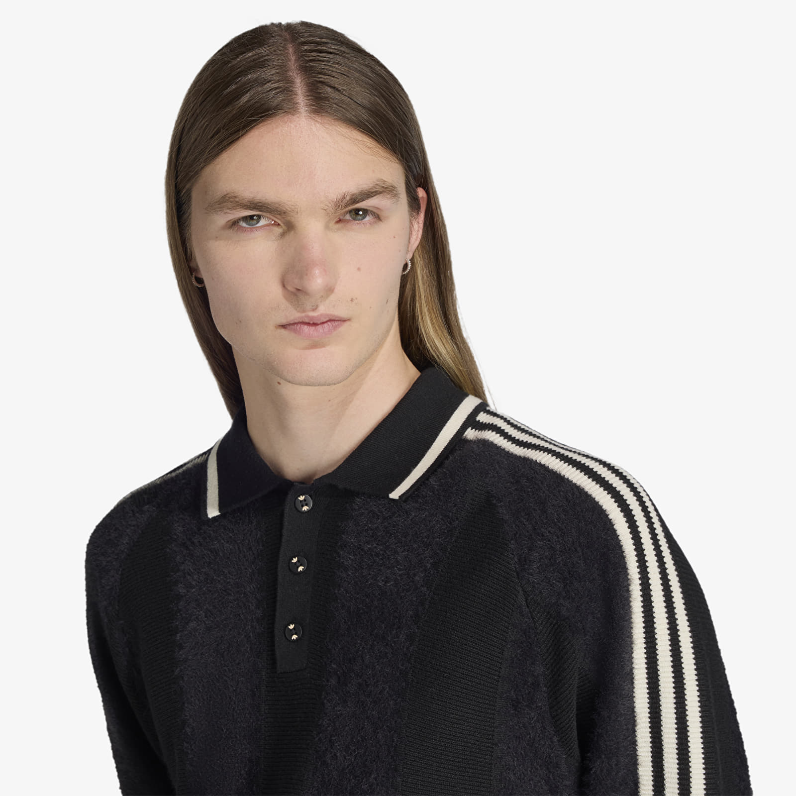 Muški dresovi adidas Premium Knitted Jersey Black