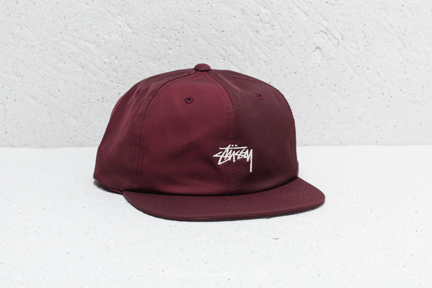Caps Stüssy Stock Poly Cotton Cap Burgundy