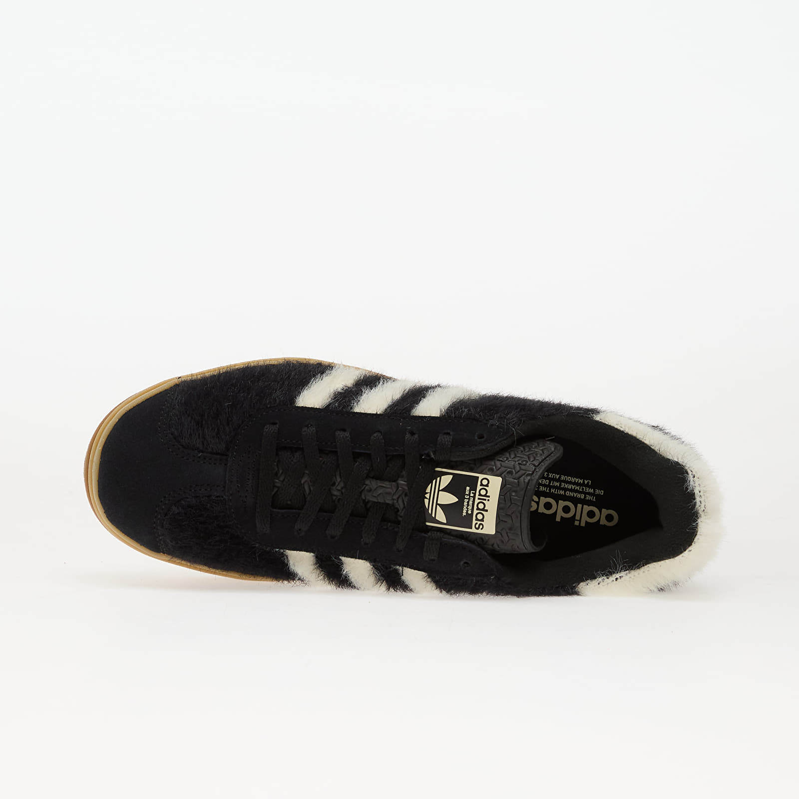 Women's shoes adidas Gazelle Bold W Core Black/ Crew White/ Gold Metallic